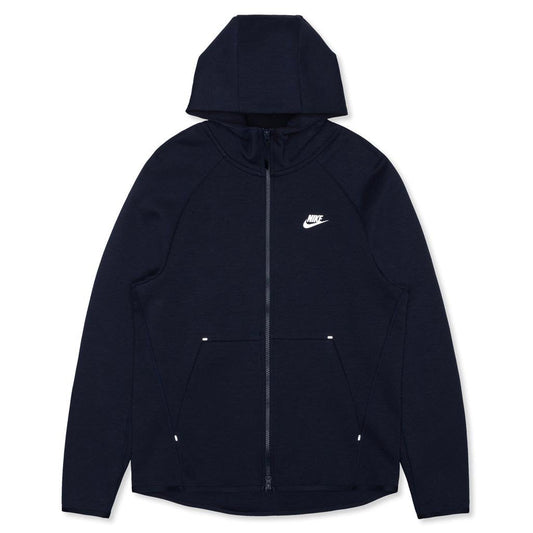 Sportswear Tech Fleece Full-Zip Hoodie - Obsidian/White