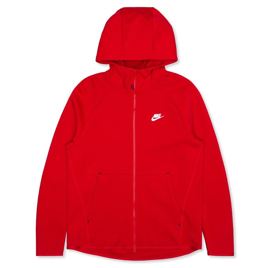 Sportswear Tech Fleece Full-Zip Hoodie - University Red/White