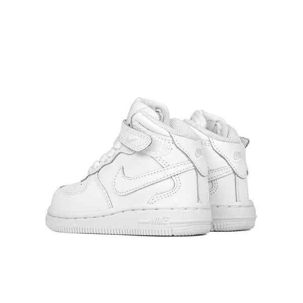 Toddler Air Force 1 Mid - White/White/White