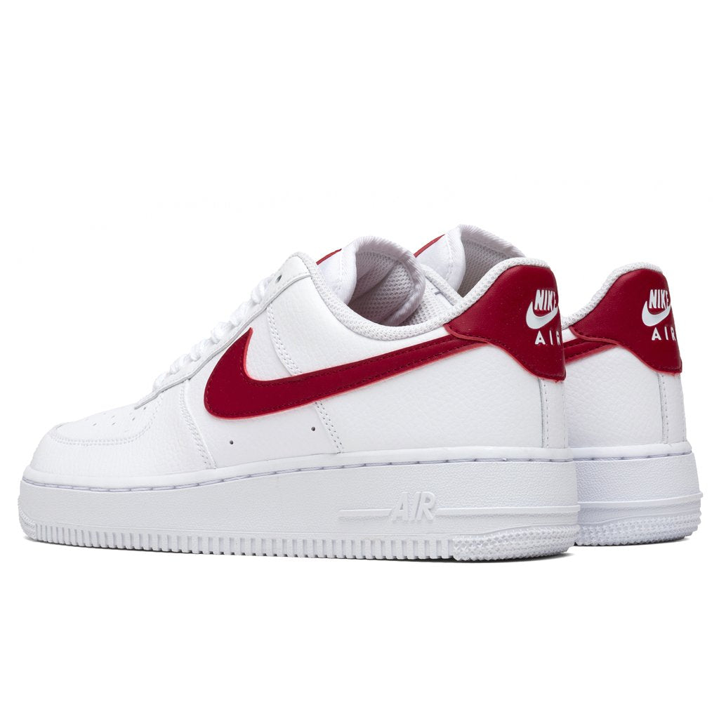 Women's Air Force 1 '07 - White/Noble Red/White