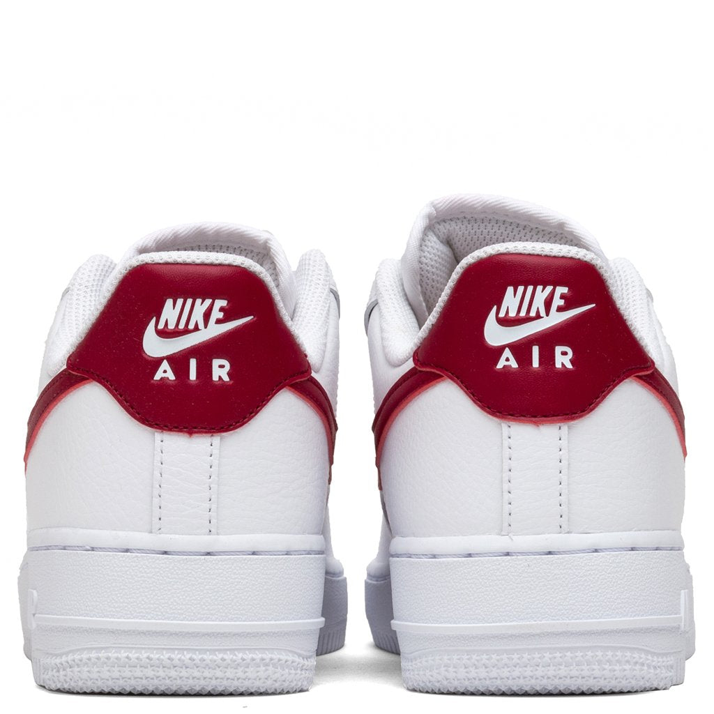 Women's Air Force 1 '07 - White/Noble Red/White