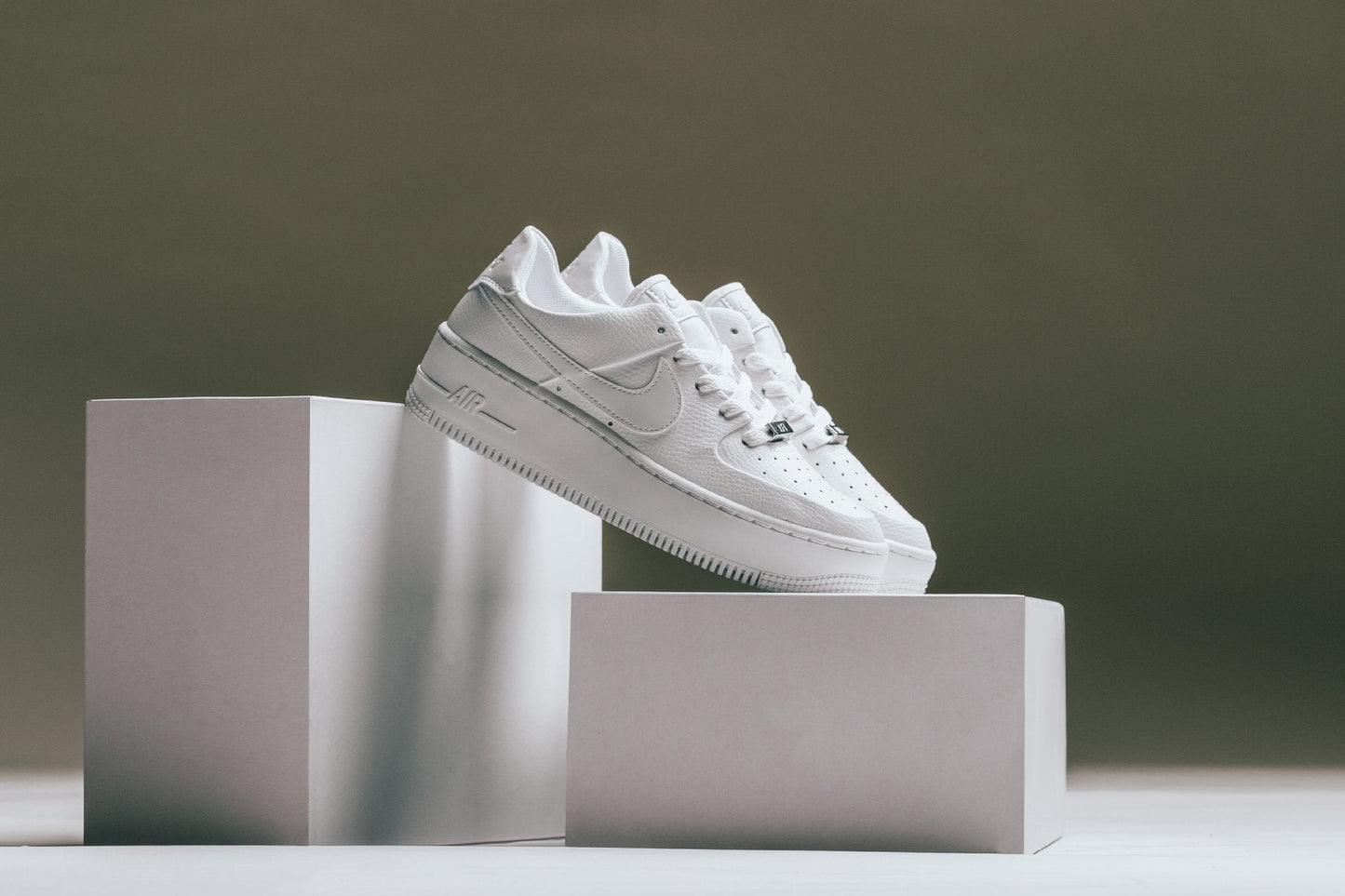 Women's Air Force 1 Sage Low - White/White