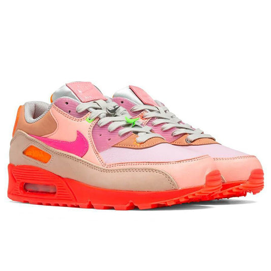 Women's Air Max 90 - Bright Crimson/Pure Platinum