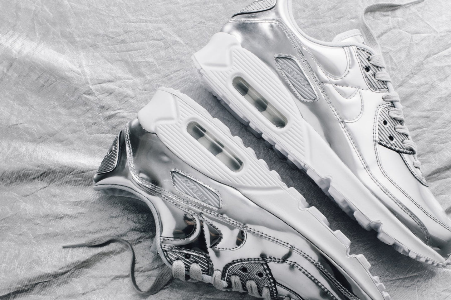 Women's Air Max 90 SP - Chrome/Pure Platinum/White
