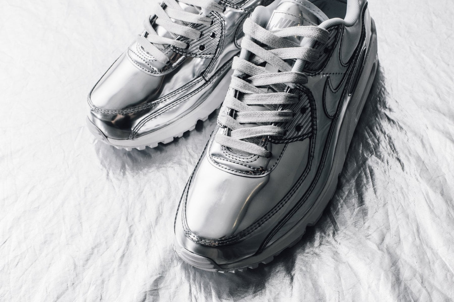 Women's Air Max 90 SP - Chrome/Pure Platinum/White