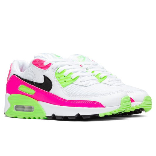 Women's Air Max 90 - White/Black/Pink Blast