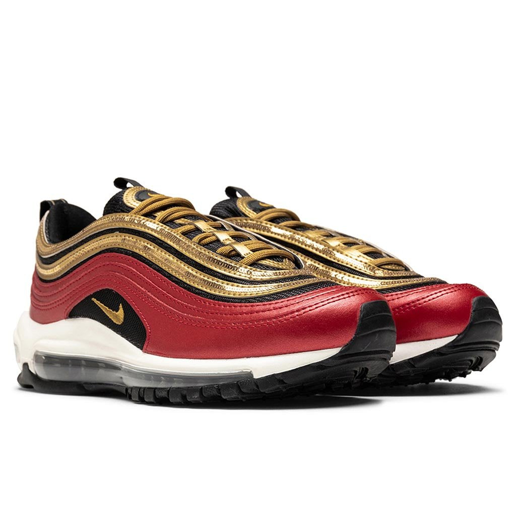 Women's Air Max 97 - University Red/Metallic Gold