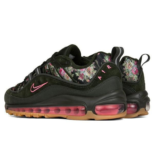 Women's Air Max 98 Camo - Sequoia/Metallic Black/Sunset Pulse