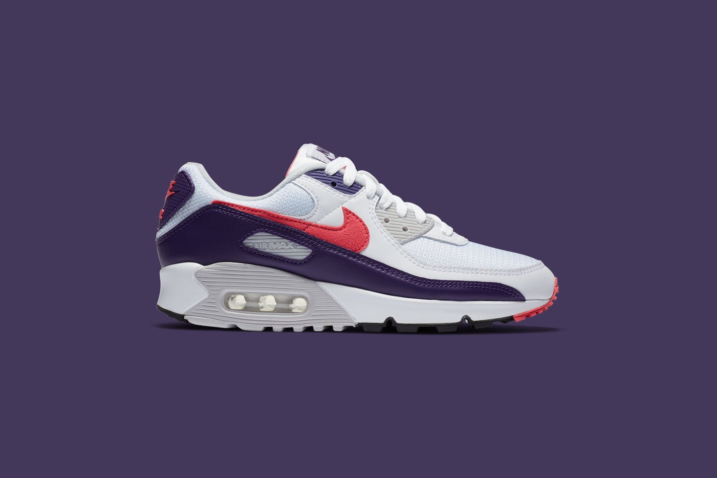 Women's Air Max III - White/Eggplant