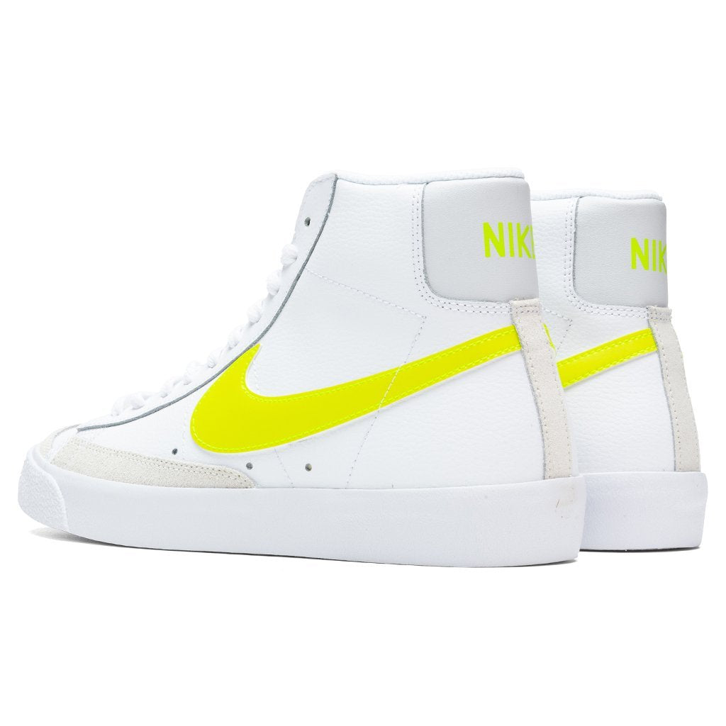 Women's Blazer Mid '77 - White/Lemon Venom/Pure Platinum/Fossil