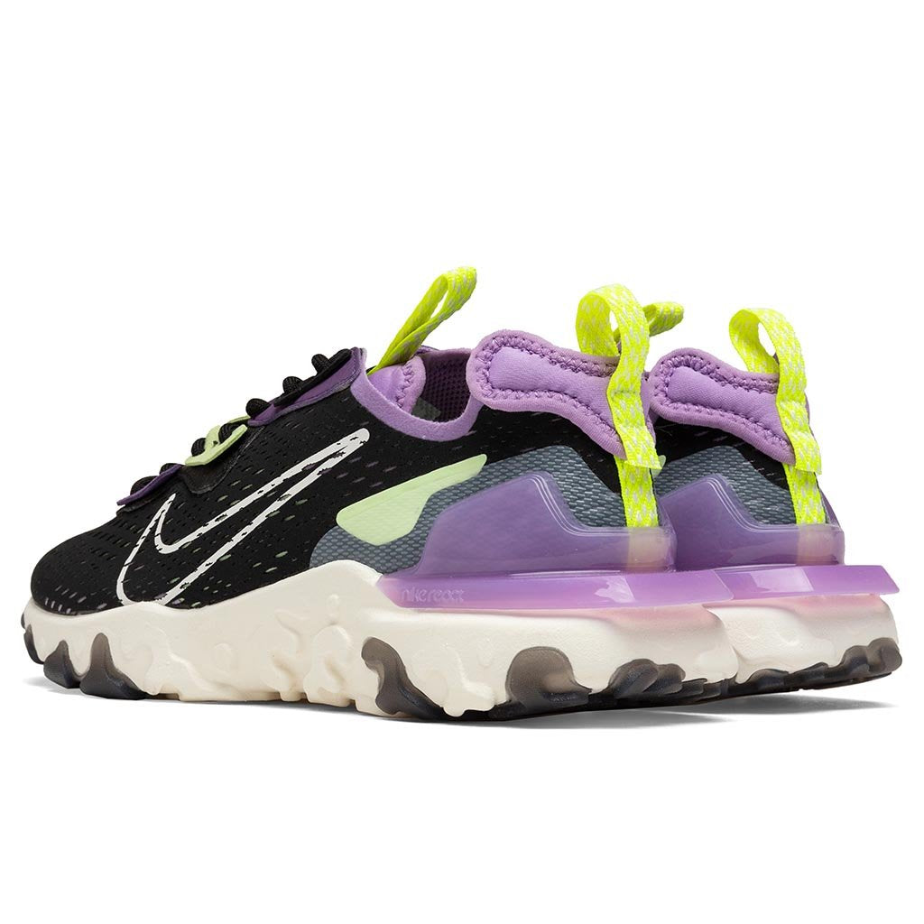 Women's React Vision - Black/Sail/Dark Smokey Grey/Gravity Purple