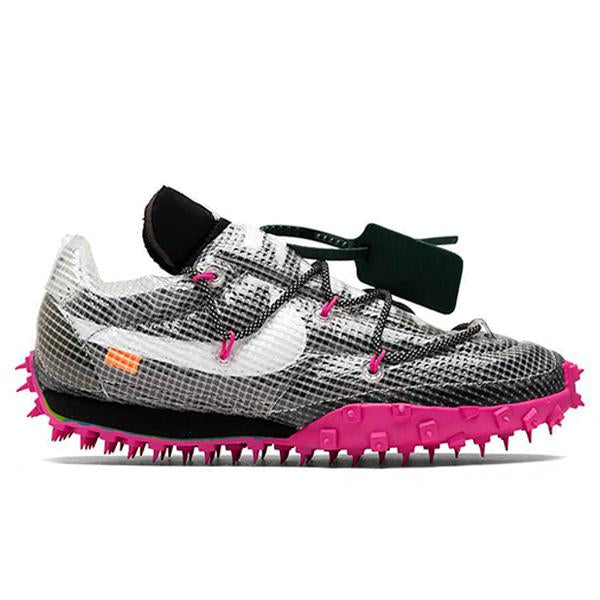 Nike x Off-White Women's Waffle Racer - Black/White/Fuchsia