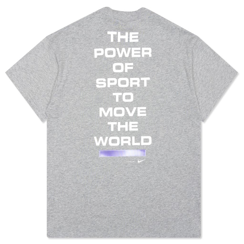 Nike x Pigalle NRG 1 S/S Tee - Dark Grey Heather/Sail