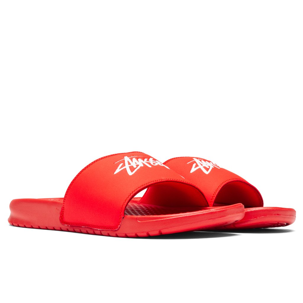 Nike x Stussy Benassi - Habanero Red