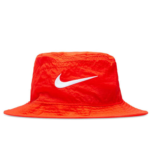 Nike x Stussy Bucket Hat - Habanero Red/White