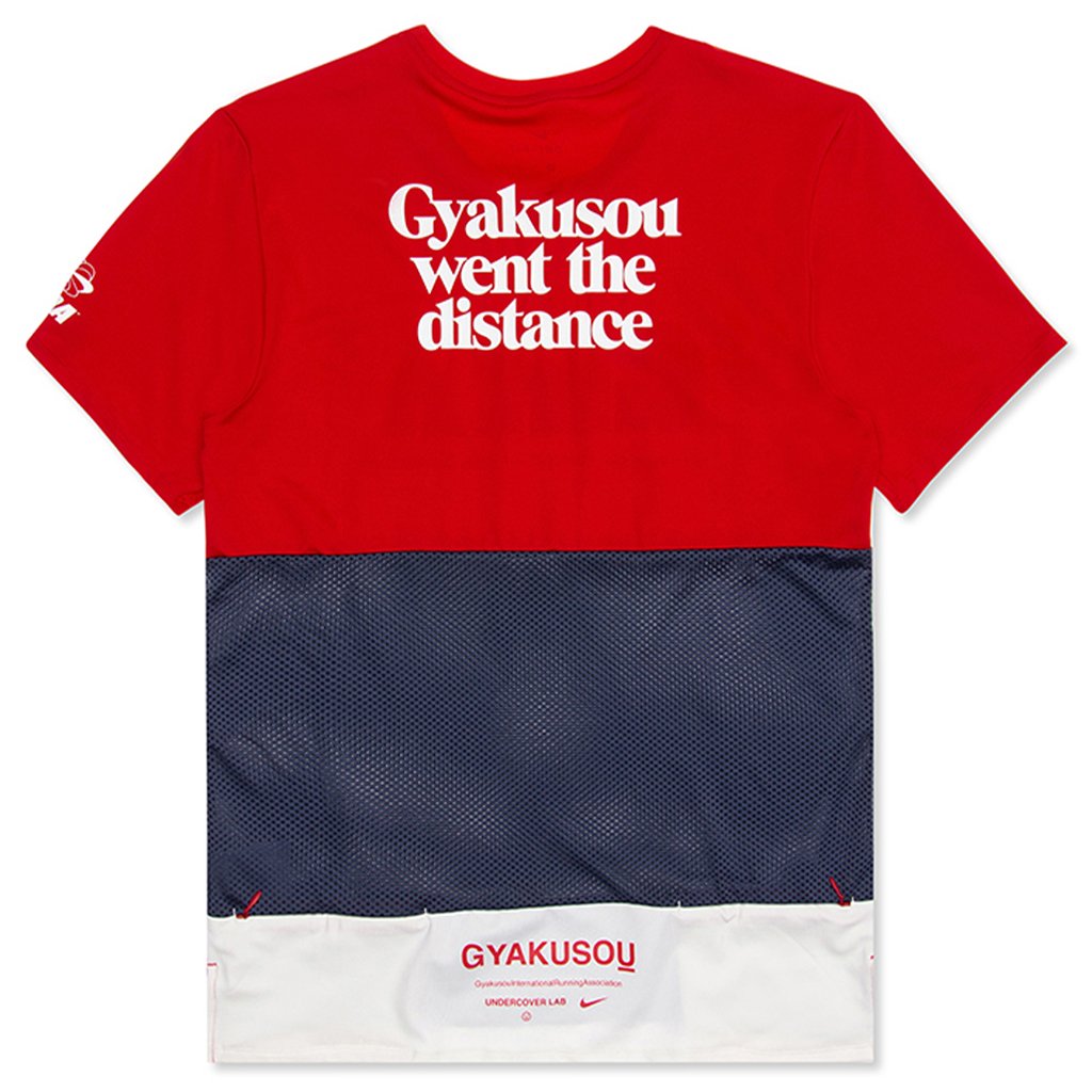 Nike x Undercover Gyakusou Shirt - Sport Red/Thunder Blue/Sail