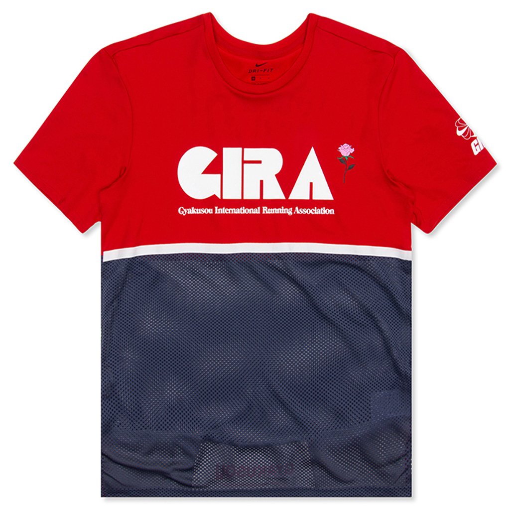 Nike x Undercover Gyakusou Shirt - Sport Red/Thunder Blue/Sail