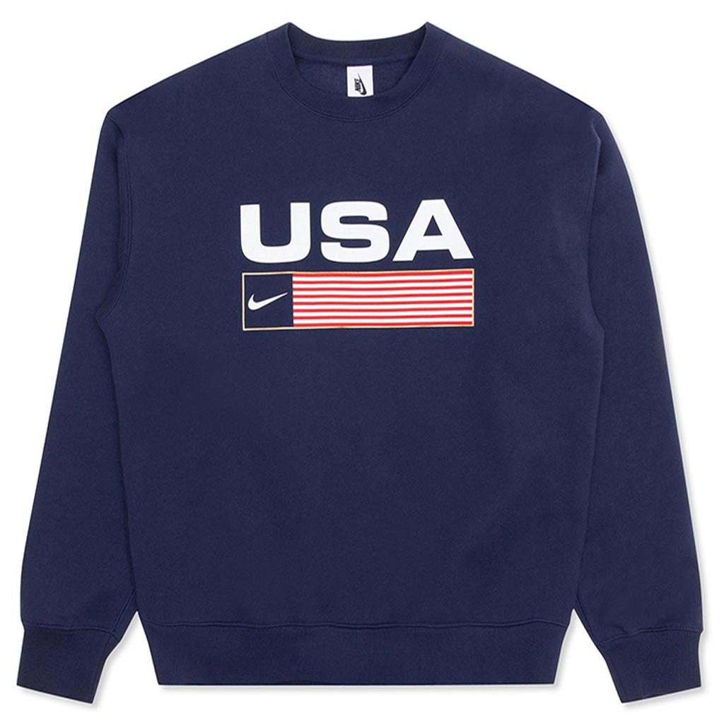 NikeLab Stripe Crewneck - Midnight Navy