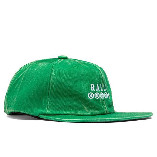 6 Panel Logo Hat - Washed Green