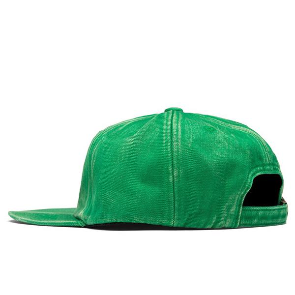 6 Panel Logo Hat - Washed Green