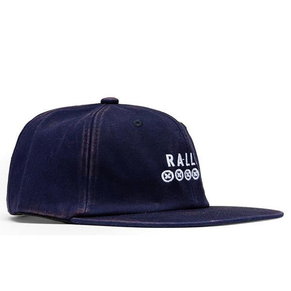 6 Panel Logo Hat - Washed Navy