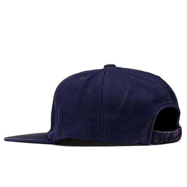 6 Panel Logo Hat - Washed Navy