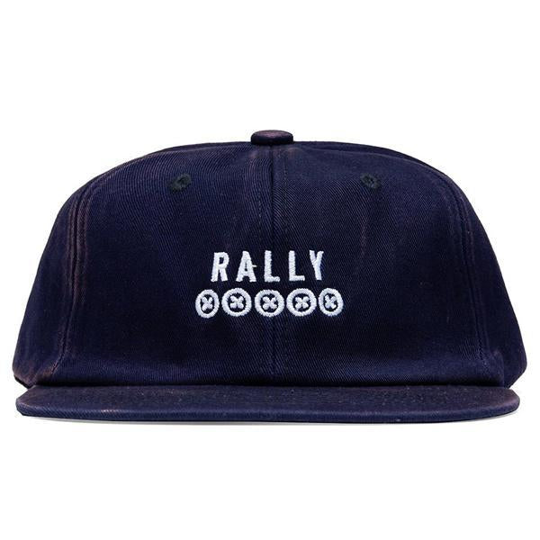 6 Panel Logo Hat - Washed Navy