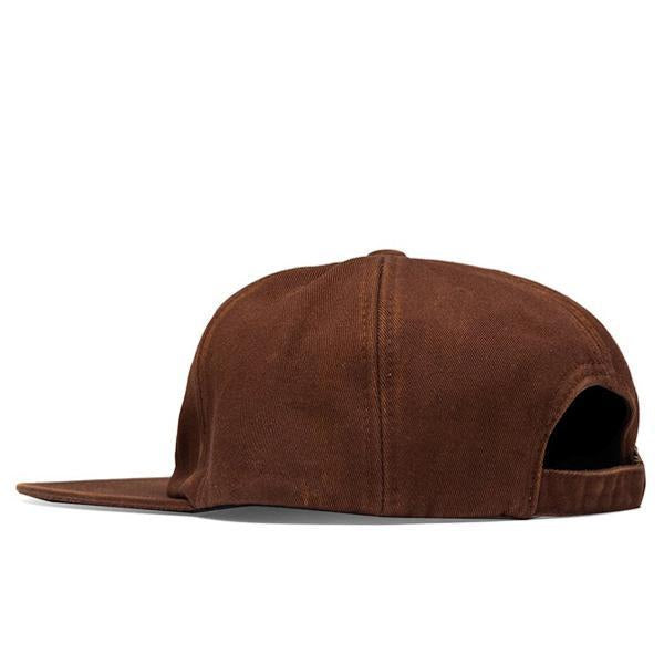 6 Panel Stacked Hat - Washed Brown