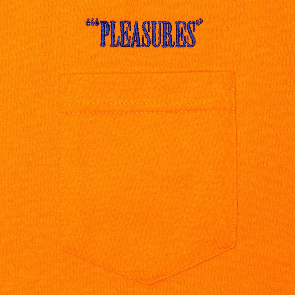 Balance Embroidered Pocket Tee - Orange