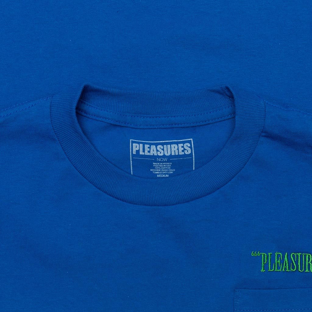 Balance Embroidered Pocket Tee - Royal