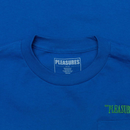 Balance Embroidered Pocket Tee - Royal