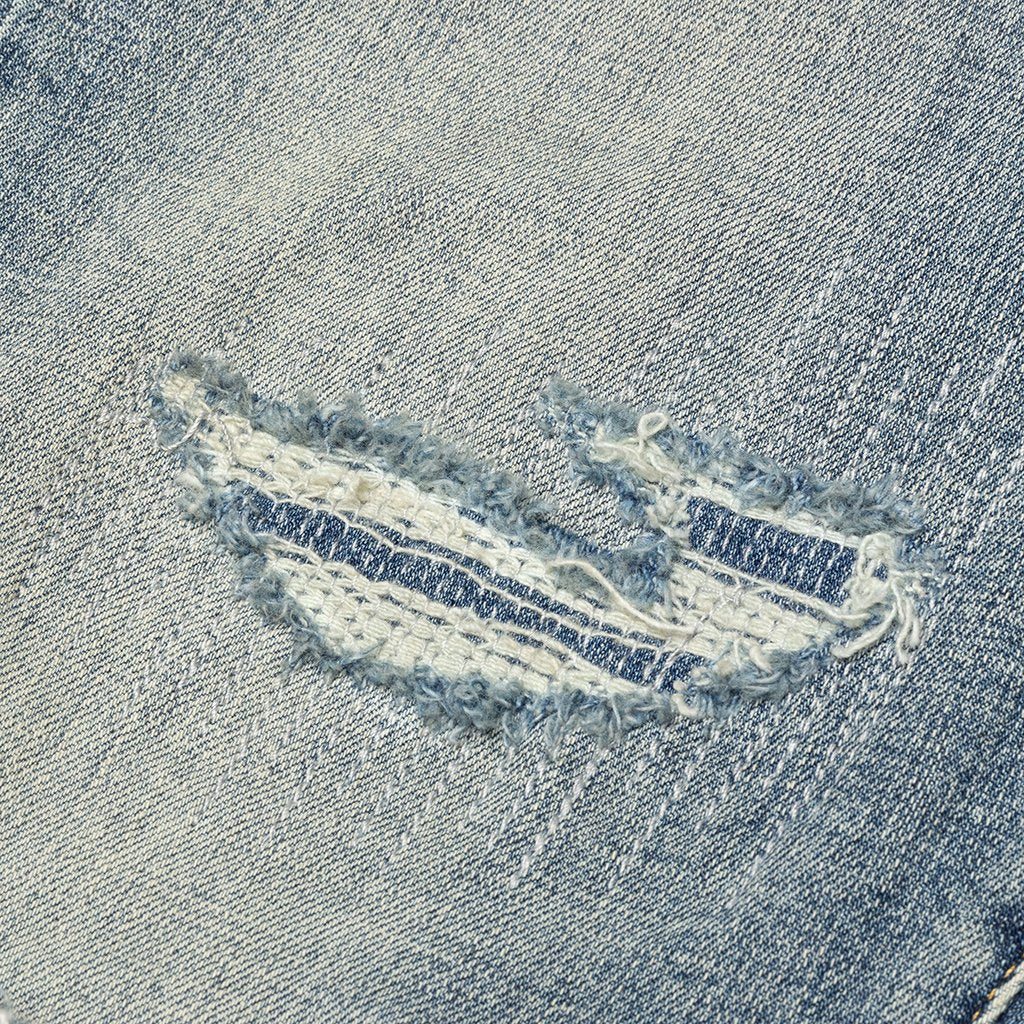 P001 - Light Indigo Distress