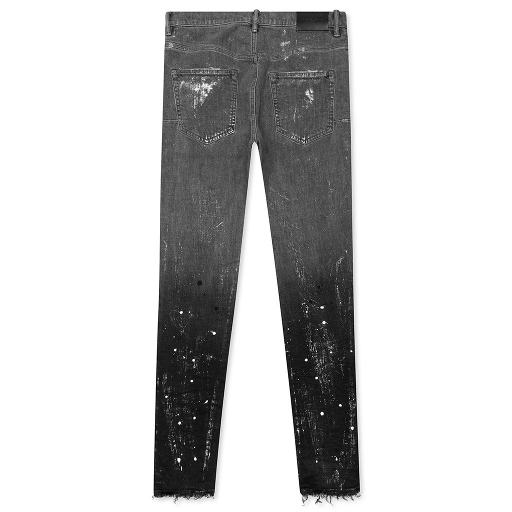 P002 - Black Gradient Grey/Metallic Foil