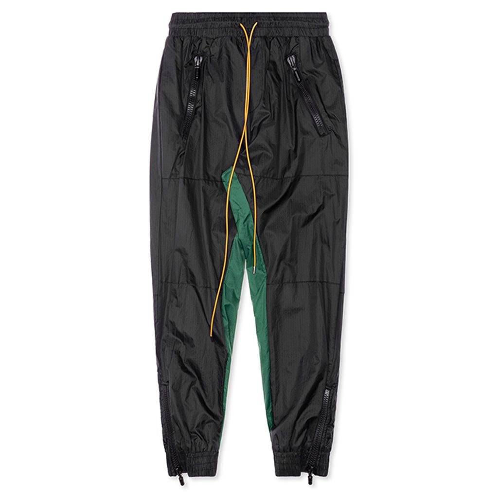 Nylon Pants - Black/Green