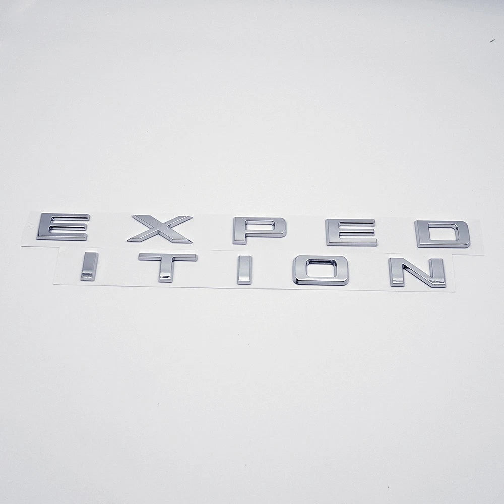 1Pc Chrome Front Hood EXPEDITION Letters Emblem FIT 2022-2024 Expedition