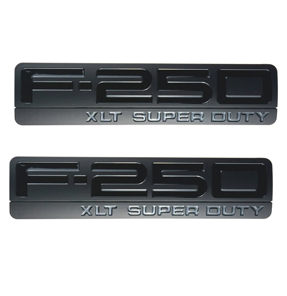 Fit for F250 XLT 2005-2007 Super Duty Emblem 3D Badge 2Pc Ornament