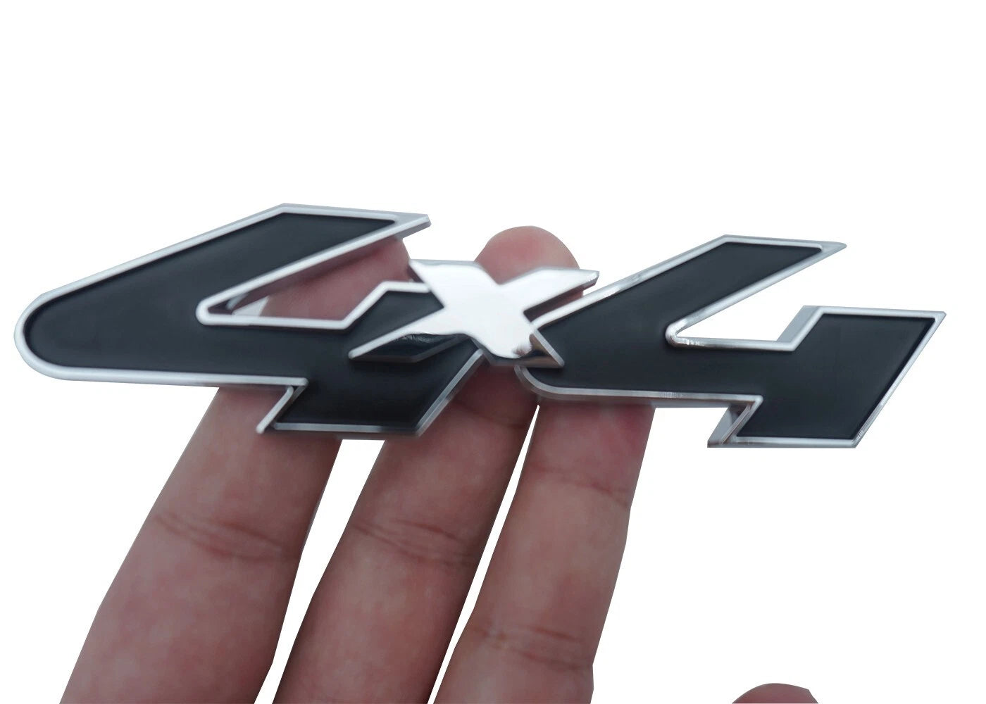 1PC 4X4 Emblems Badge Fit for 2008-2011 Explorer Silver Black