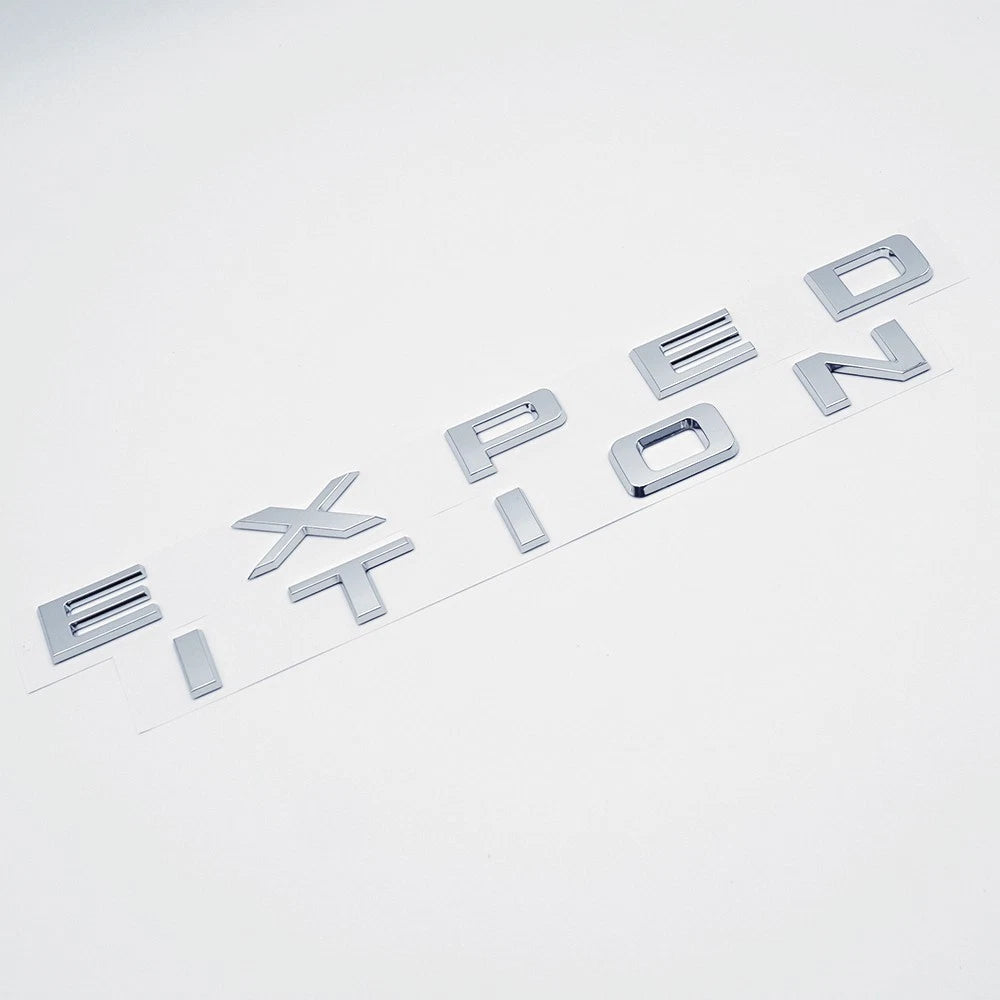 1Pc Chrome Front Hood EXPEDITION Letters Emblem FIT 2022-2024 Expedition