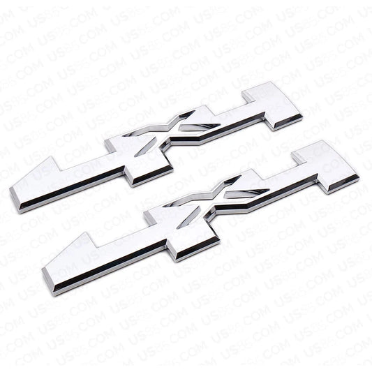 2PC 4X4 Emblems Fit for 2014-2022 Canyon Sierra Chrome