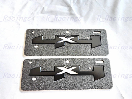 2PC 4X4 Emblems Fit for 2019-2024 Sierra 1500 2500HD 3500HD Matte Black