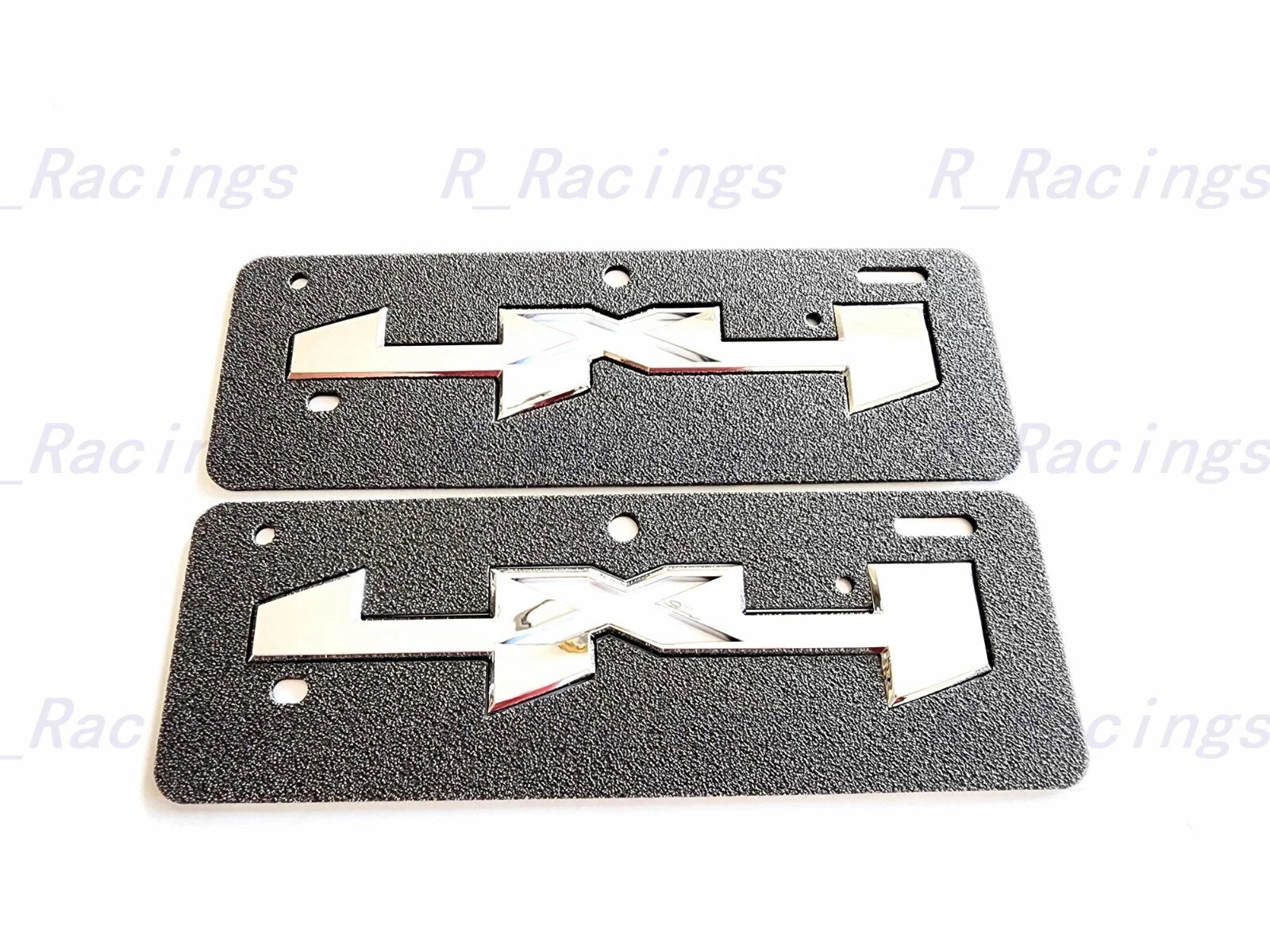 2PC 4X4 Emblems Fit for 2019-2024 Sierra 1500 2500HD 3500HD Chrome