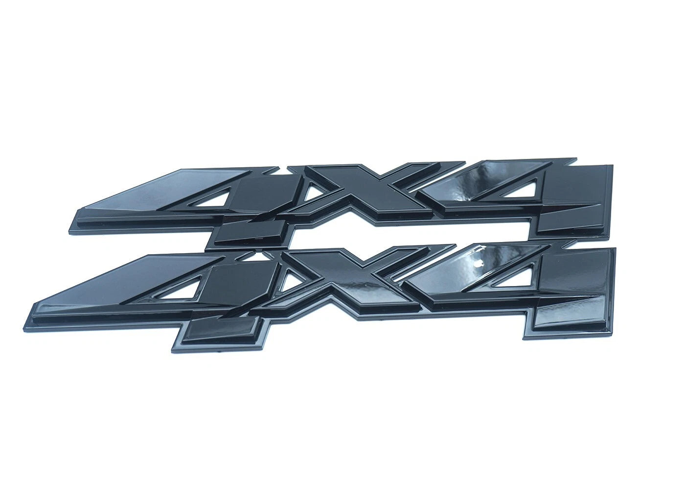 2PC 4X4 Emblems Fit for 2007-2023 Silverado Sierra Black Gloss