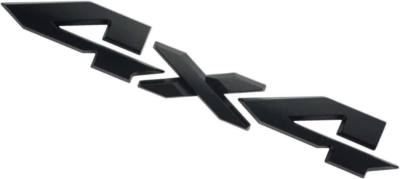 4 X 4 Plus Limited 3D Decal Emblem Sticker Fit for 2019-2021 (Matte Black)