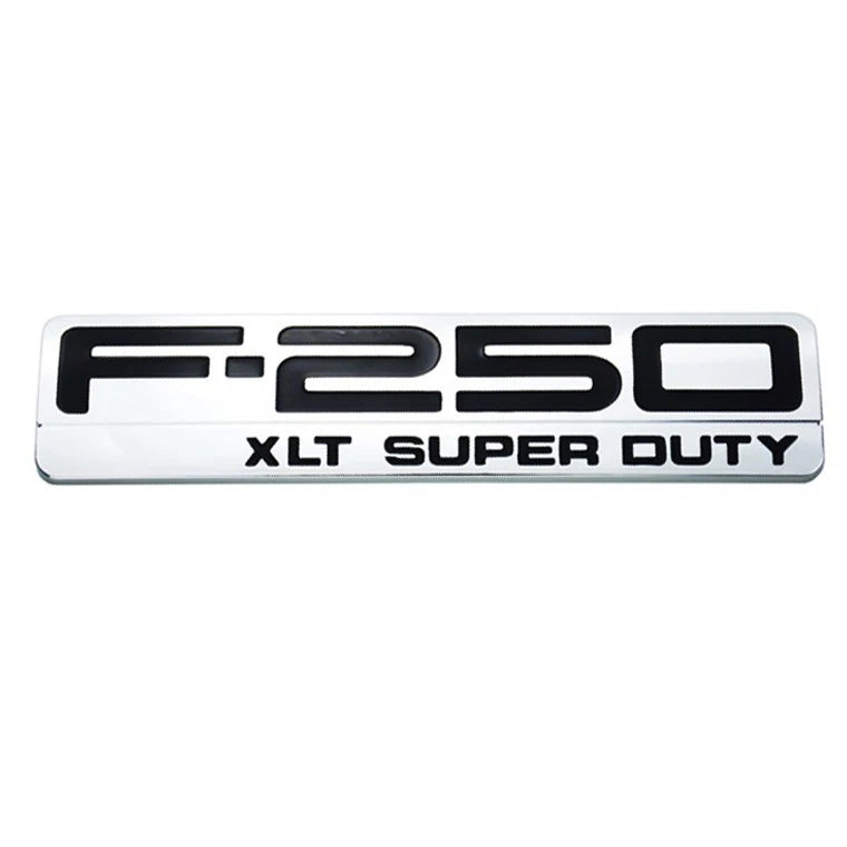 Fit for F250 XLT 2005-2007 Super Duty Emblem 3D Badge Ornament 1Pc