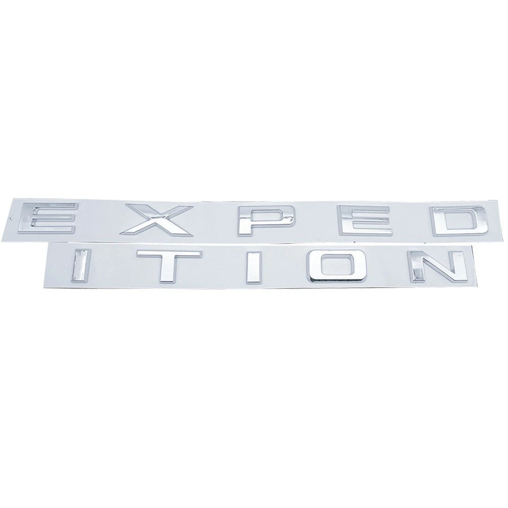 1Pc Chrome Tailgate EXPEDITION Letters Emblem FIT 2022-2024 Expedition