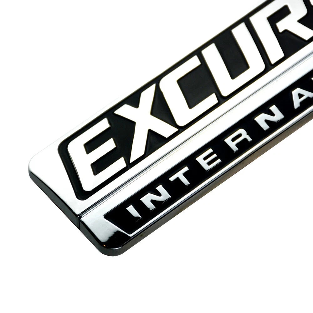 Chrome Black Front Fender Excursion International Emblem FIT 00-05 Excursion