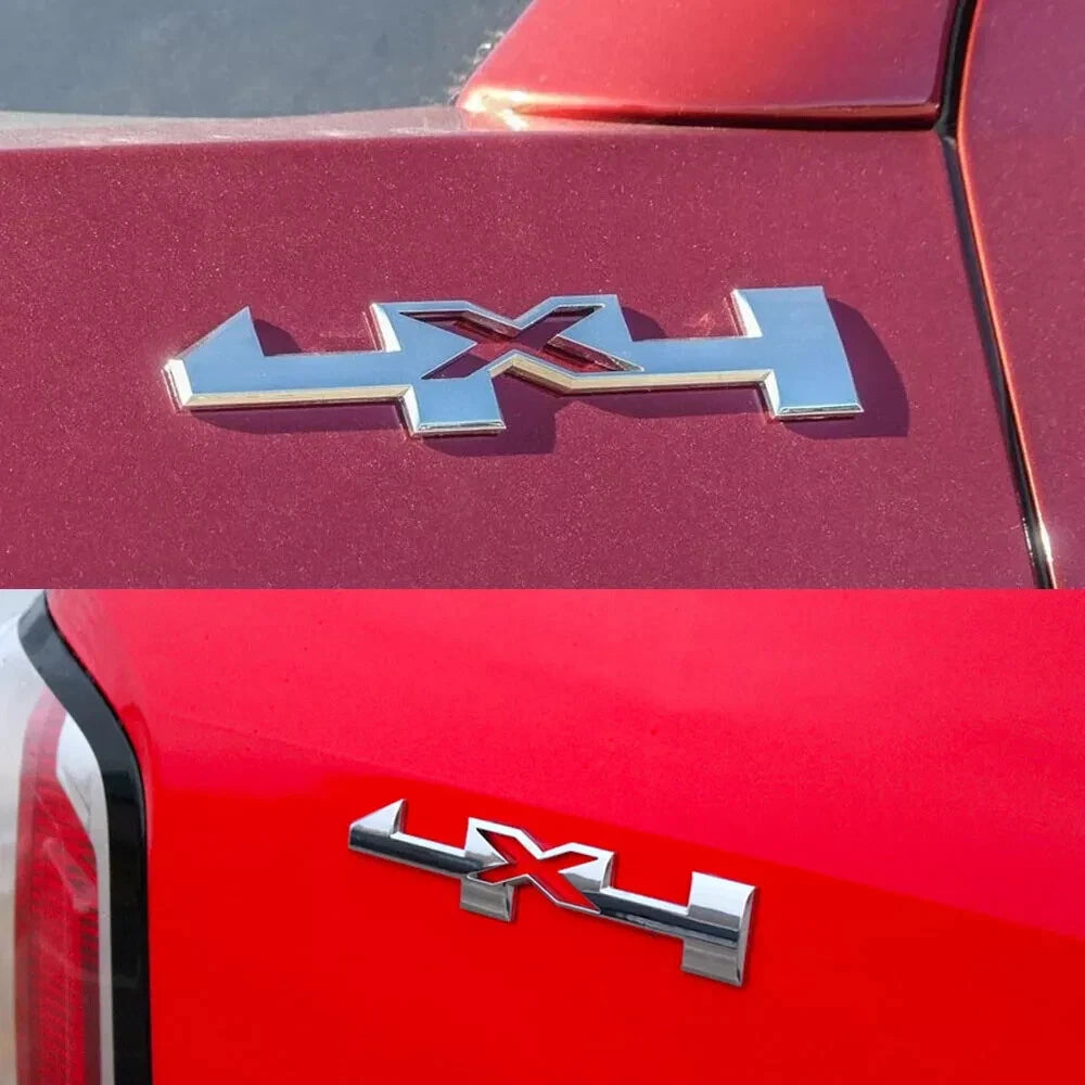 2PC 4X4 Emblems Fit for 2014-2022 Canyon Sierra Matte Black