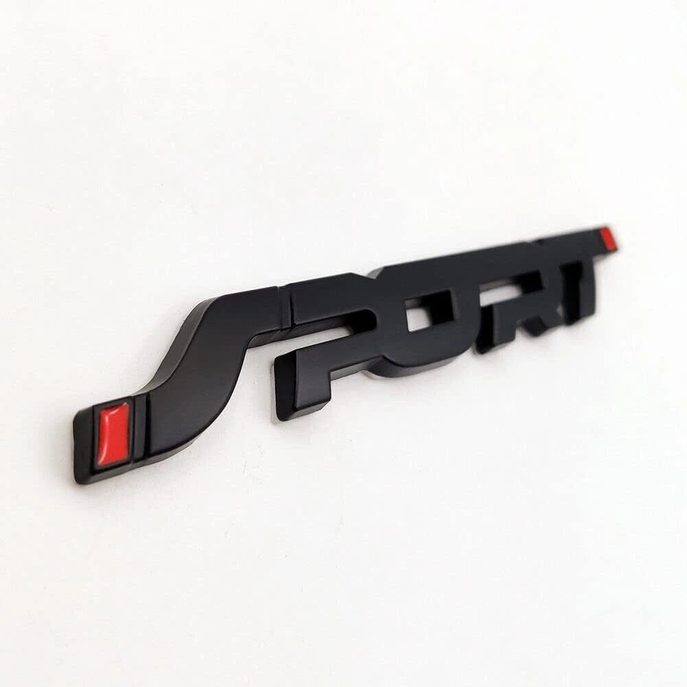 Pair Set Sport Logo Emblem Badge Sticker Car 3D Trunk Fender Accessories