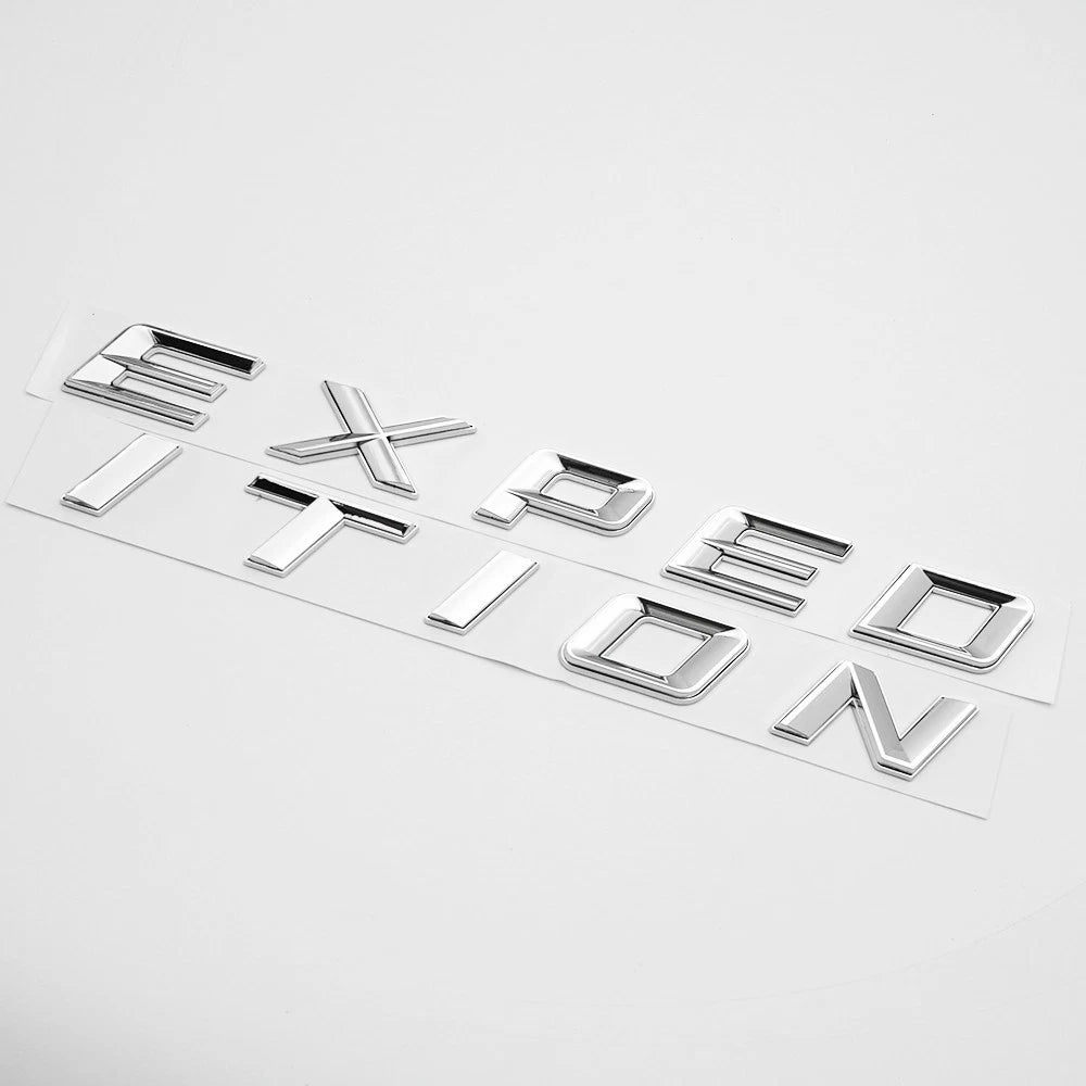 1Pc Chrome Front Hood EXPEDITION Letters Emblem FIT 2018-2022 Expedition