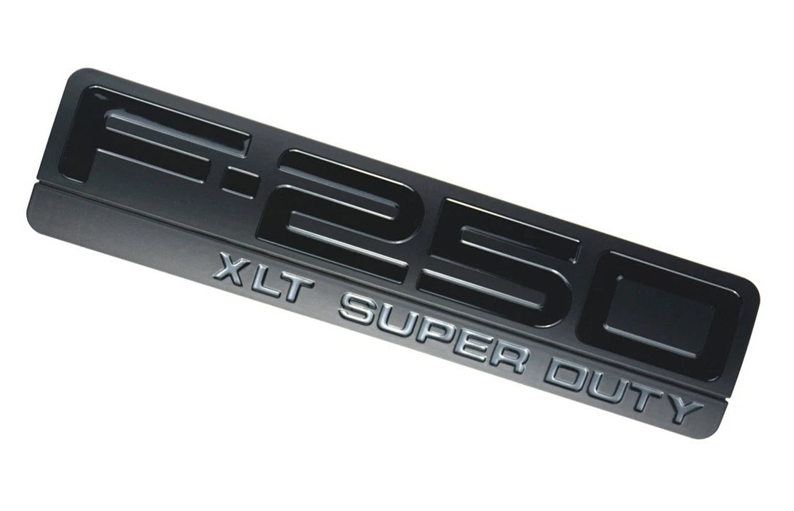 Fit for F250 XLT 2005-2007 Super Duty Emblem 3D 1Pc Badge Ornament